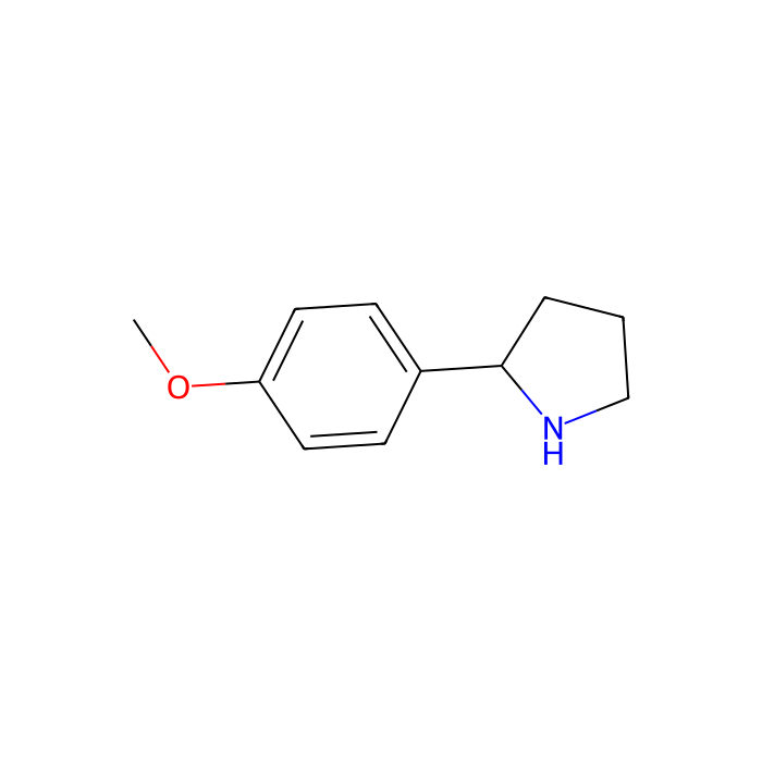 2-(4-Methoxyphenyl)pyrrolidine - ≥98% CAS No(74190-66-2) by Aladdin Scientific