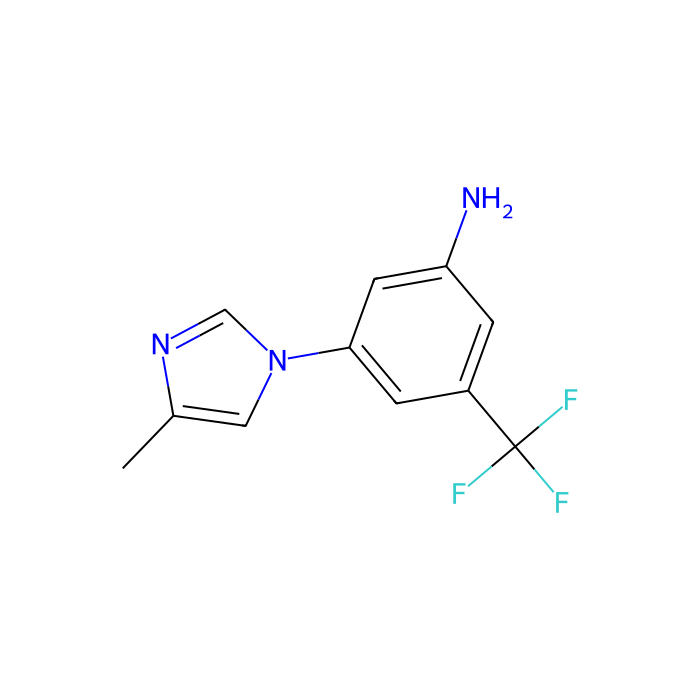 3-(4-Methyl-1H-imidazol-1-yl)-5-(trifluoromethyl)aniline - ≥98% CAS No(641571-11-1) by Aladdin Scientific