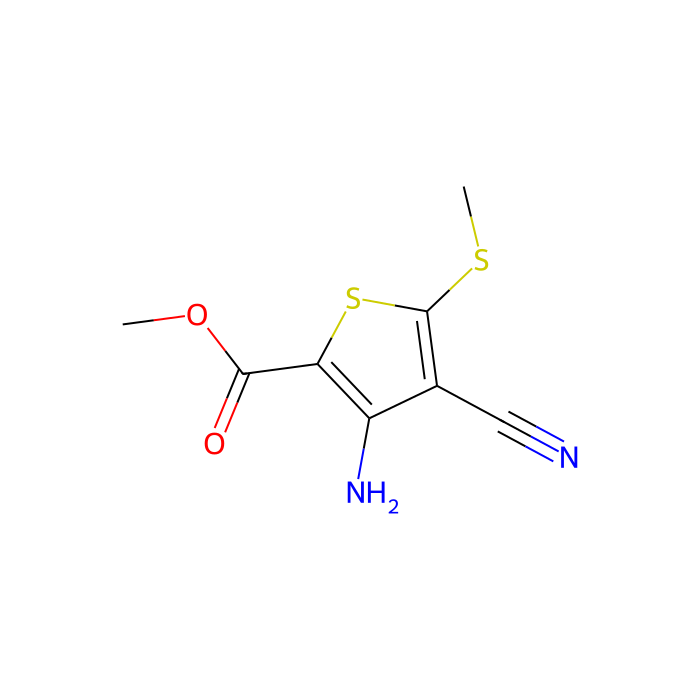 Methyl 3-amino-4-cyano-5-methylsulfanylthiophene-2-carboxylate - ≥97% CAS No(129332-45-2) by Aladdin Scientific