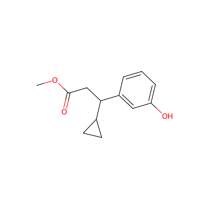 methyl (3S)-3-cyclopropyl-3-(3-hydroxyphenyl)propanoate - ≥97%  by Aladdin Scientific