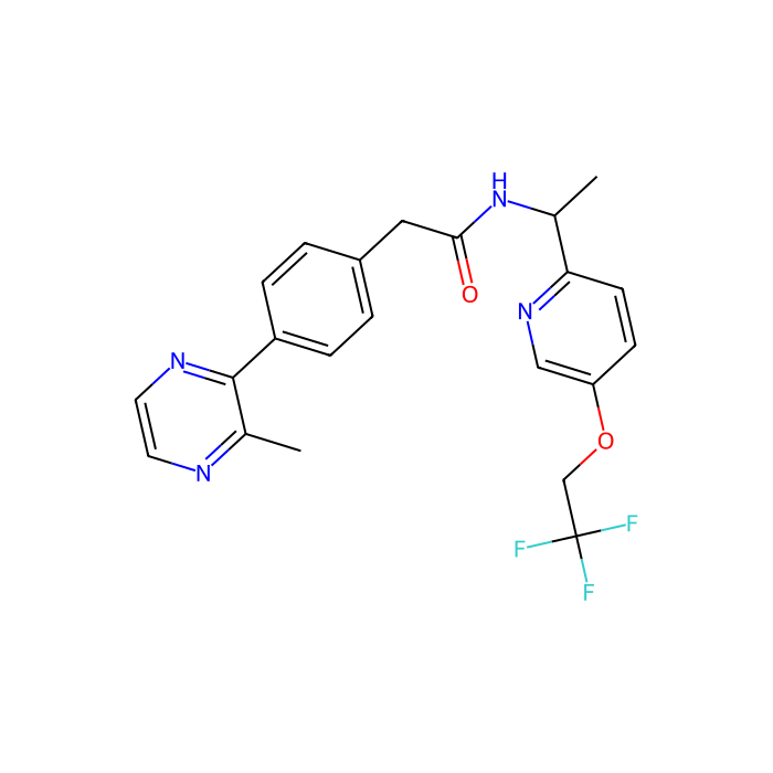 2-[4-(3-methylpyrazin-2-yl)phenyl]-N-[(1R)-1-[5-(2,2,2-trifluoroethoxy)pyridin-2-yl]ethyl]acetamide - ≥97% CAS No(1146395-46-1) by Aladdin Scientific