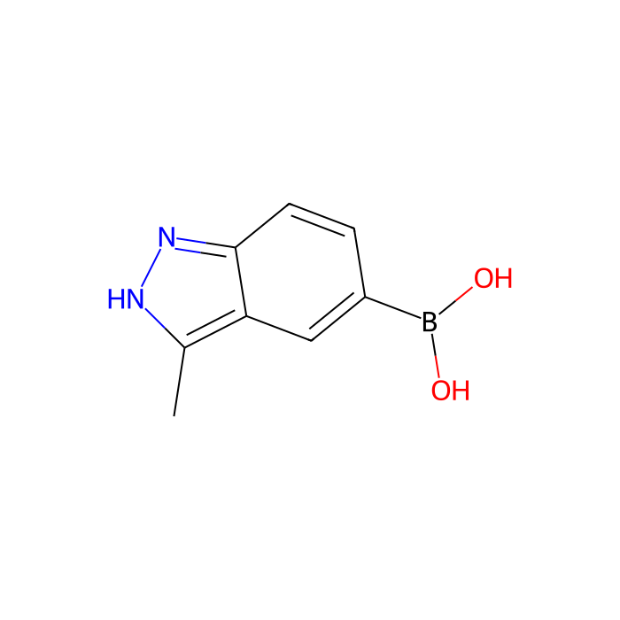 (3-methyl-1H-indazol-5-yl)boronic acid (contains varying amounts of Anhydride) - ≥97% CAS No(1245816-25-4) by Aladdin Scientific