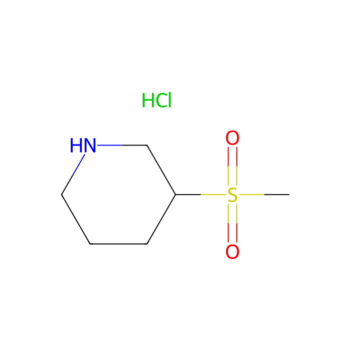 3-methanesulfonylpiperidine hydrochloride - ≥97% CAS No(1378304-65-4) by Aladdin Scientific