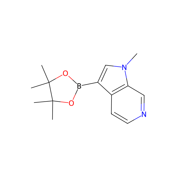 1-methyl-3-(tetramethyl-1,3,2-dioxaborolan-2-yl)-1H-pyrrolo[2,3-c]pyridine - ≥97% CAS No(1501153-45-2) by Aladdin Scientific