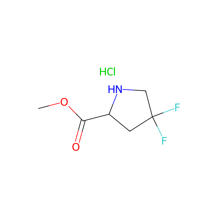 methyl (2S)-4,4-difluoropyrrolidine-2-carboxylate hydrochloride - ≥97%  by Aladdin Scientific