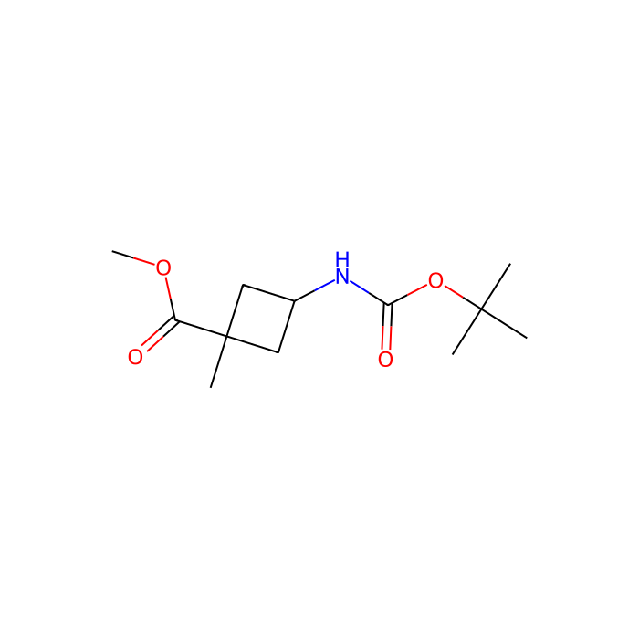 methyl cis-3-{[(tert-butoxy)carbonyl]amino}-1-methylcyclobutane-1-carboxylate - ≥97%  by Aladdin Scientific