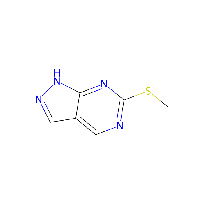 6-(methylsulfanyl)-1H-pyrazolo[3,4-d]pyrimidine - ≥97% CAS No(55084-74-7) by Aladdin Scientific