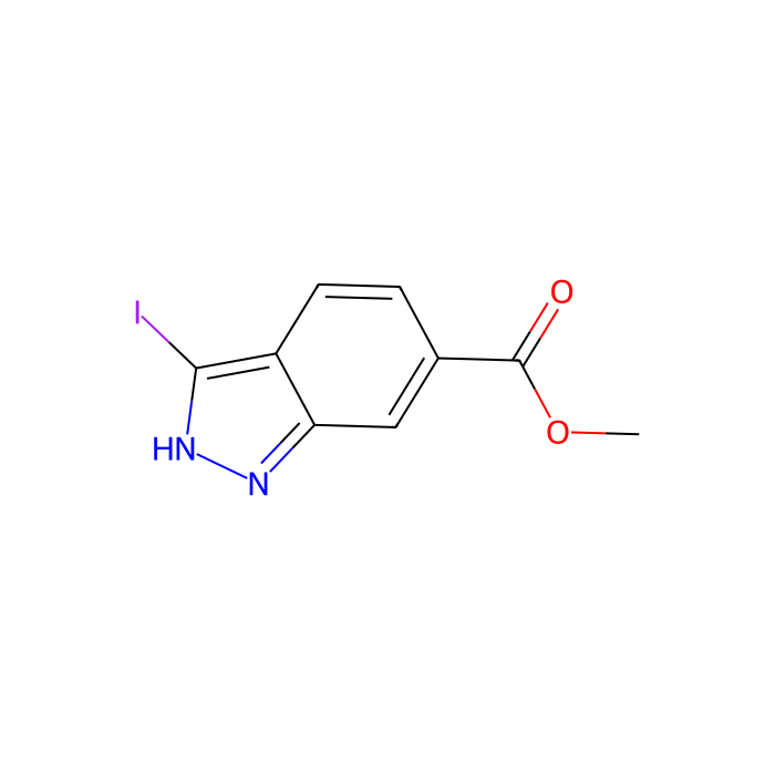 methyl 3-iodo-1H-indazole-6-carboxylate - ≥97% CAS No(885518-82-1) by Aladdin Scientific