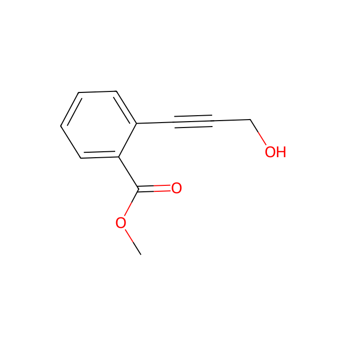 Methyl 2-(3-hydroxyprop-1-yn-1-yl)benzoate - ≥95% CAS No(103606-72-0) by Aladdin Scientific