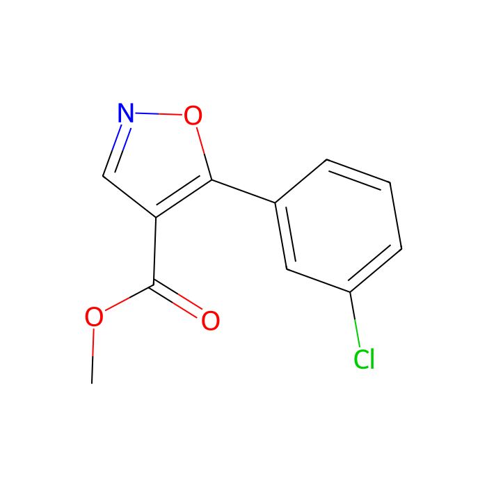Methyl 5-(3-chlorophenyl)isoxazole-4-carboxylate - ≥98% CAS No(1065074-27-2) by Aladdin Scientific