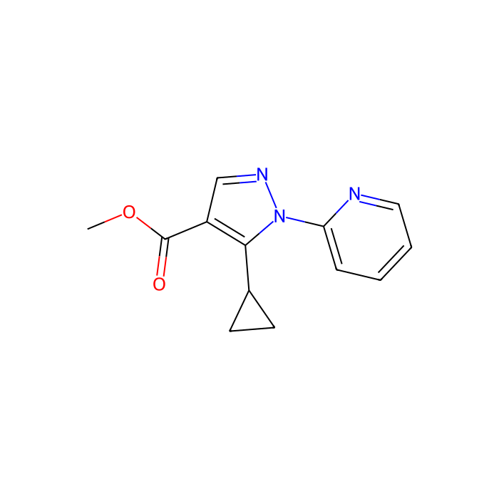 Methyl 5-cyclopropyl-1-(pyridin-2-yl)-1H-pyrazole-4-carboxylate - ≥96% CAS No(1072944-47-8) by Aladdin Scientific