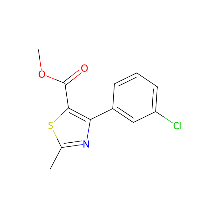 Methyl 4-(3-chlorophenyl)-2-methylthiazole-5-carboxylate - ≥98% CAS No(1072944-80-9) by Aladdin Scientific