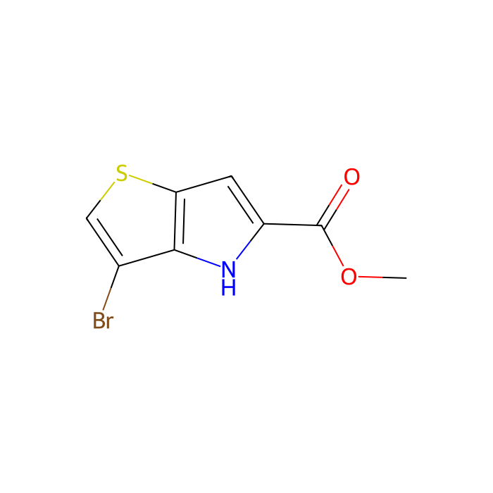 Methyl 3-bromo-4h-thieno[3,2-b]pyrrole-5-carboxylate - ≥95% CAS No(1105187-36-7) by Aladdin Scientific