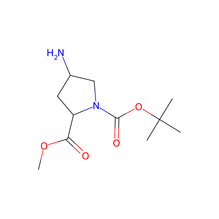 Methyl N-BOC-(2R,4R)-4-Aminopyrrolidine-2-carboxylate - ≥95% CAS No(1146160-08-8) by Aladdin Scientific