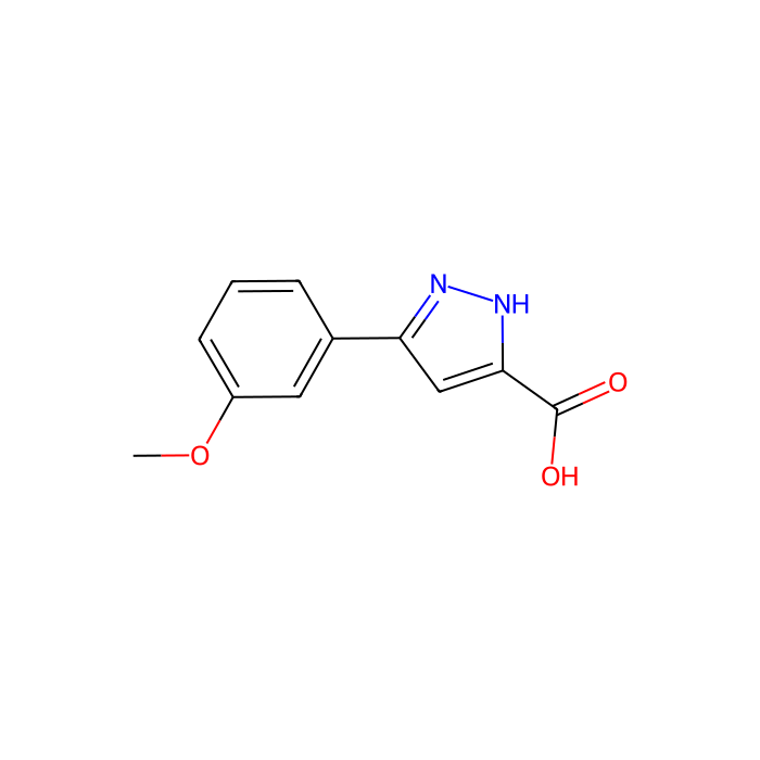 5-(3-Methoxyphenyl)-1H-pyrazole-3-carboxylic acid - ≥95% CAS No(1147417-27-3) by Aladdin Scientific