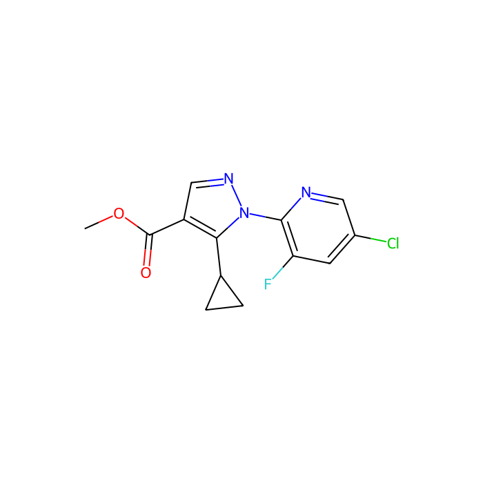 Methyl 1-(5-chloro-3-fluoropyridin-2-yl)-5-cyclopropylpyrazole-4-carboxylate - ≥95% CAS No(1150164-42-3) by Aladdin Scientific