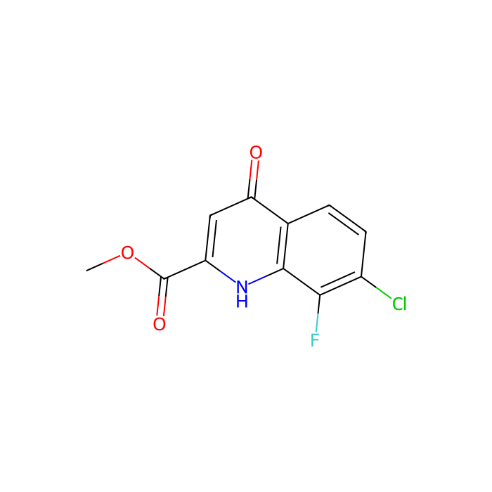 Methyl 7-chloro-8-fluoro-4-hydroxyquinoline-2-carboxylate - ≥98% CAS No(1150164-88-7) by Aladdin Scientific