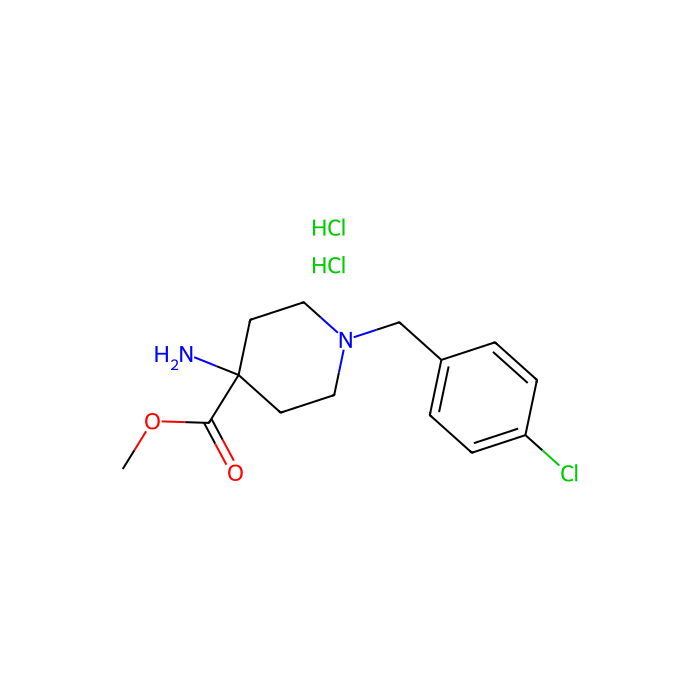 Methyl 4-amino-1-(4-chlorobenzyl)piperidine-4-carboxylate DiHCl - ≥95% CAS No(1210494-26-0) by Aladdin Scientific