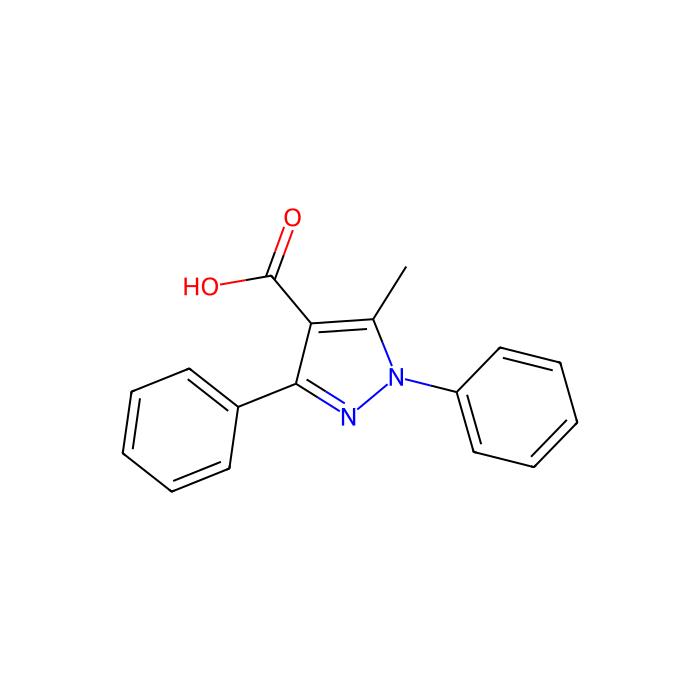 5-Methyl-1,3-diphenyl-1H-pyrazole-4-carboxylic acid - ≥95% CAS No(15409-48-0) by Aladdin Scientific