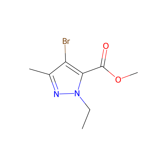 Methyl 4-bromo-1-ethyl-3-methyl-1h-pyrazole-5-carboxylate - ≥96% CAS No(175276-98-9) by Aladdin Scientific