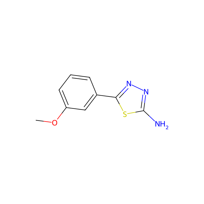 5-(3-Methoxyphenyl)-1,3,4-thiadiazol-2-amine - ≥96% CAS No(247109-15-5) by Aladdin Scientific