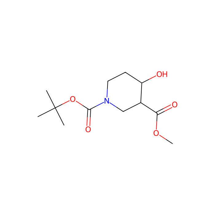 Methyl n-boc-4-hydroxypiperidine-3-carboxylate - ≥95% CAS No(406212-51-9) by Aladdin Scientific