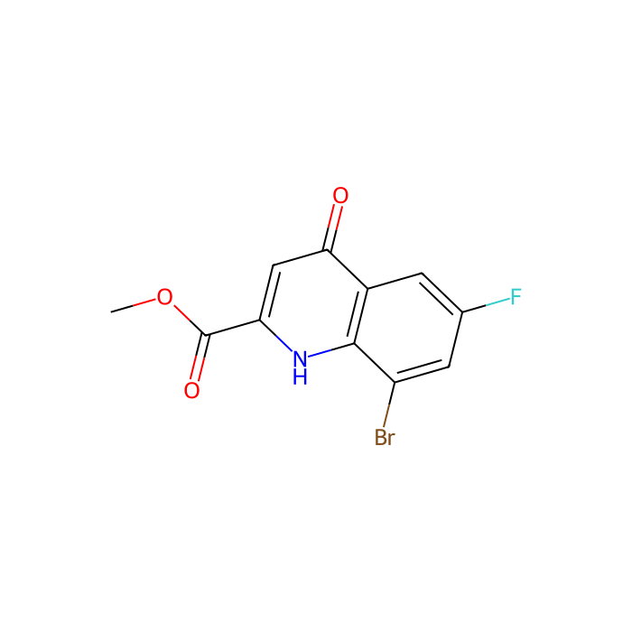 Methyl 8-bromo-6-fluoro-4-oxo-1,4-dihydroquinoline-2-carboxylate - ≥97% CAS No(442549-68-0) by Aladdin Scientific