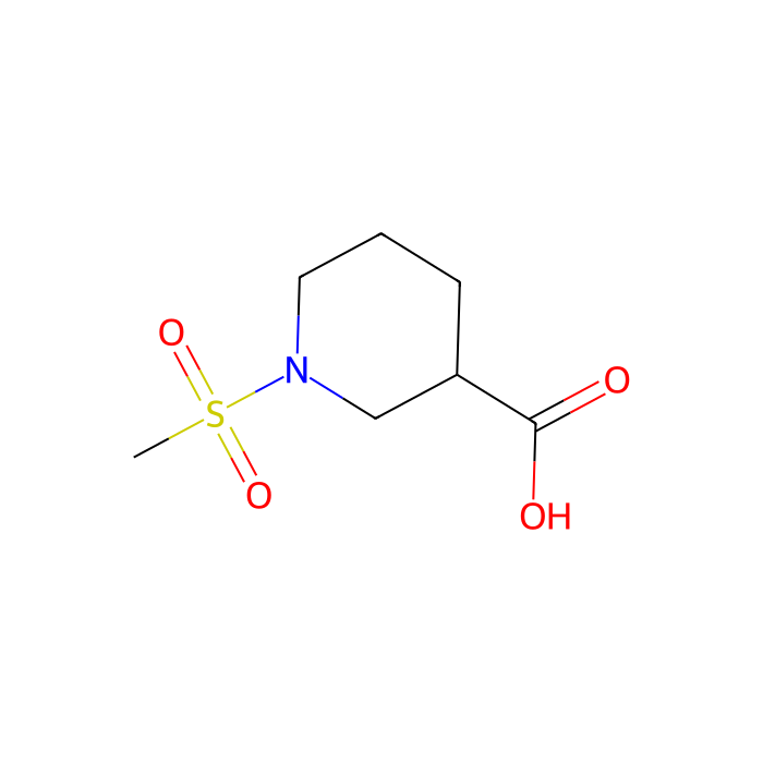 1-(Methylsulfonyl)piperidine-3-carboxylic acid - ≥95% CAS No(702670-29-9) by Aladdin Scientific