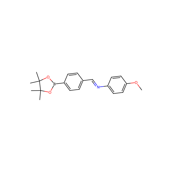 4-((4-Methoxyphenylimino)methyl)phenylboronic acid pinacol ester - ≥95% CAS No(871366-38-0) by Aladdin Scientific