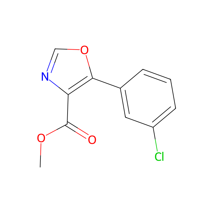 Methyl 5-(3-chlorophenyl)oxazole-4-carboxylate - ≥98% CAS No(89204-92-2) by Aladdin Scientific