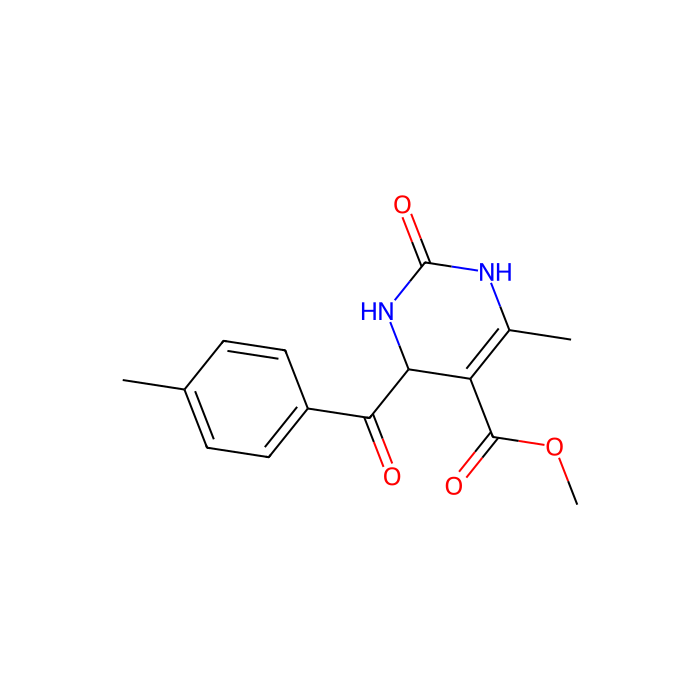 Methyl 6-methyl-4-(4-methylbenzoyl)-2-oxo-1,2,3,4-tetrahydropyrimidine-5-carboxylate - ≥95% CAS No(914349-17-0) by Aladdin Scientific