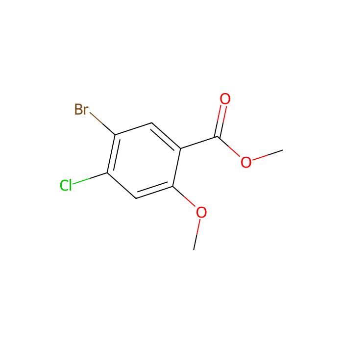 Methyl 5-bromo-4-chloro-2-methoxybenzoate - ≥98% CAS No(951885-11-3) by Aladdin Scientific