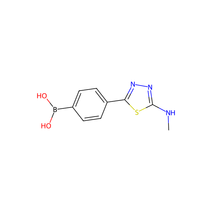 4-(5-(Methylamino)-1,3,4-thiadiazol-2-yl)phenylboronic acid - ≥96% CAS No(957034-49-0) by Aladdin Scientific