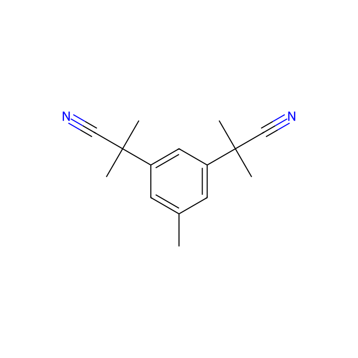 2,2'-(5-Methyl-1,3-phenylene)bis(2-methylpropanenitrile) - ≥98% CAS No(120511-72-0) by Aladdin Scientific
