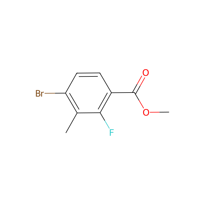 Methyl 4-bromo-2-fluoro-3-methylbenzoate - ≥97% CAS No(1206680-27-4) by Aladdin Scientific
