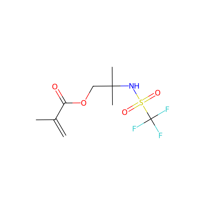 2-Methyl-2-(trifluoromethylsulfonamido)propyl methacrylate - ≥95% CAS No(1268257-44-8) by Aladdin Scientific