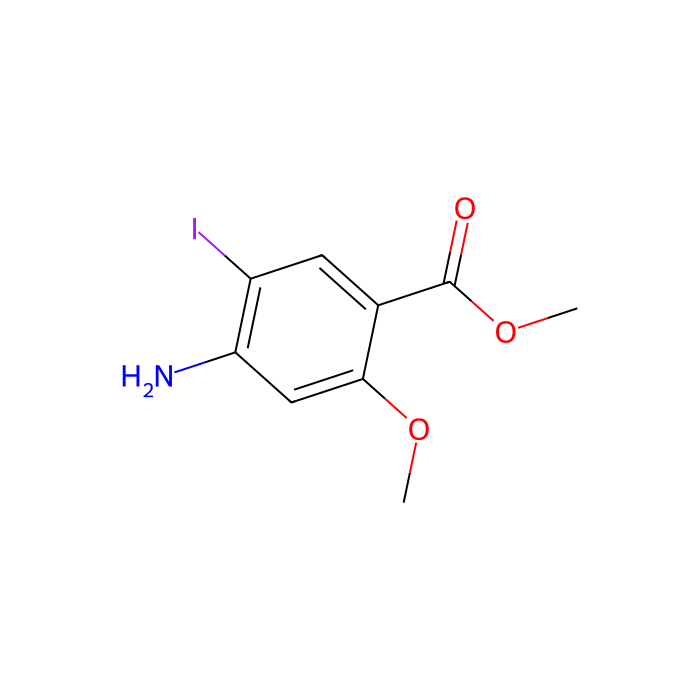 Methyl 4-amino-5-iodo-2-methoxybenzoate - ≥97% CAS No(137832-56-5) by Aladdin Scientific