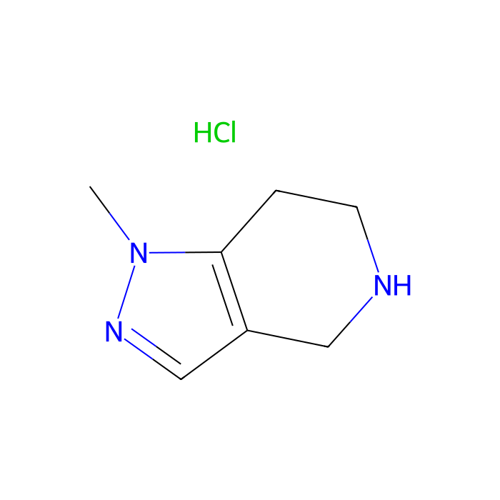 1-Methyl-4,5,6,7-tetrahydro-1H-pyrazolo[4,3-c]pyridine hydrochloride - ≥97% CAS No(1392271-80-5) by Aladdin Scientific