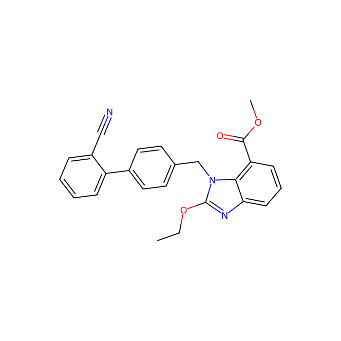 Methyl 1-((2'-cyano-[1,1'-biphenyl]-4-yl)methyl)-2-ethoxy-1H-benzo[d]imidazole-7-carboxylate - ≥98% CAS No(139481-44-0) by Aladdin Scientific