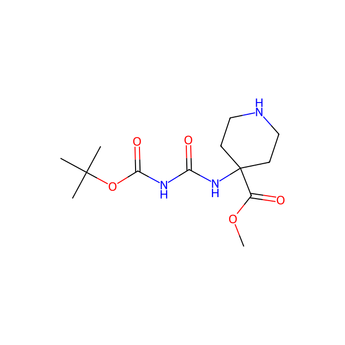 Methyl 4-(3-(tert-butoxycarbonyl)ureido)piperidine-4-carboxylate - ≥95% CAS No(1416351-91-1) by Aladdin Scientific