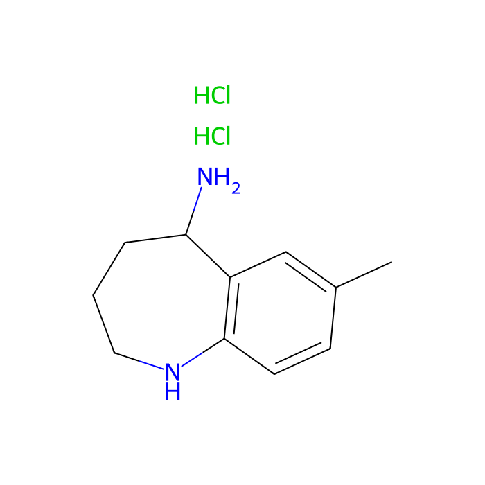 7-Methyl-2,3,4,5-tetrahydro-1H-benzo[b]azepin-5-amine dihydrochloride - ≥95% CAS No(1416354-44-3) by Aladdin Scientific