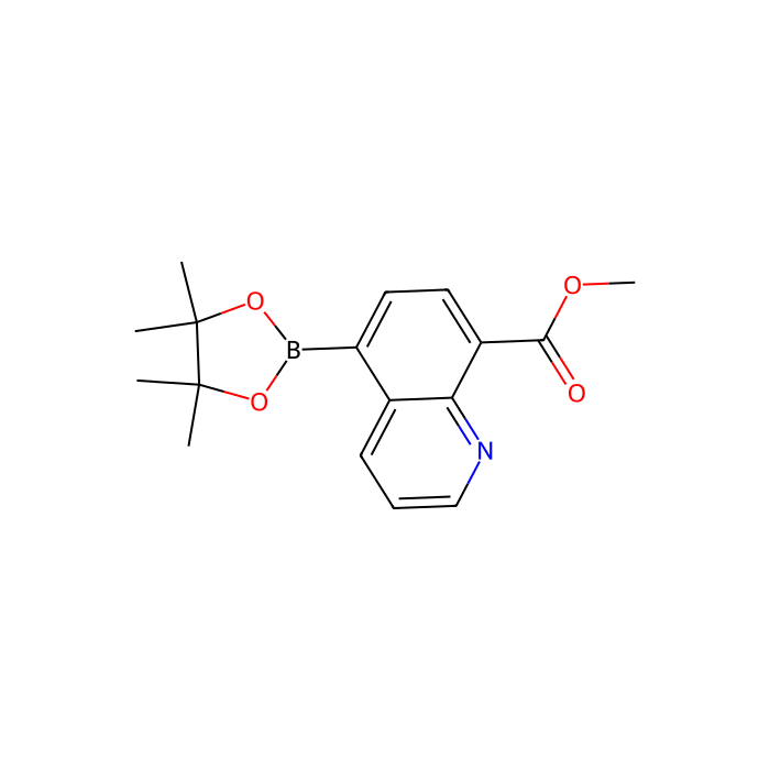 Methyl 5-(4,4,5,5-tetramethyl-1,3,2-dioxaborolan-2-yl)quinoline-8-carboxylate - ≥97% CAS No(1627722-90-0) by Aladdin Scientific
