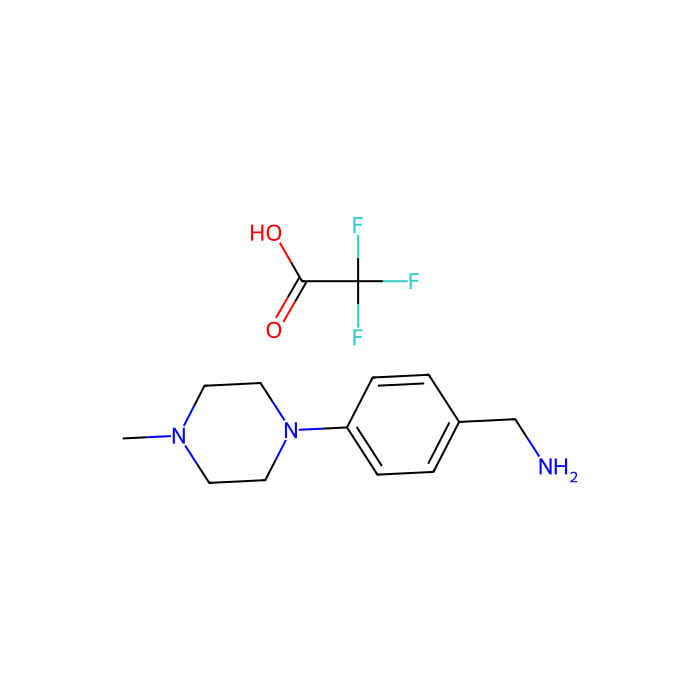 (4-(4-Methylpiperazin-1-yl)phenyl)methanamine 2,2,2-trifluoroacetate - ≥95% CAS No(1632286-18-0) by Aladdin Scientific