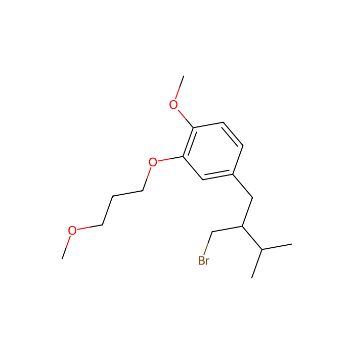 2-(3-Methoxypropoxy)-4-((R)-2-(bromomethyl)-3-methylbutyl)-1-methoxybenzene - ≥96% CAS No(172900-69-5) by Aladdin Scientific