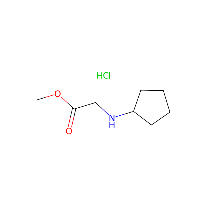 Methyl 2-(cyclopentylamino)acetate hydrochloride - ≥95% CAS No(195877-46-4) by Aladdin Scientific