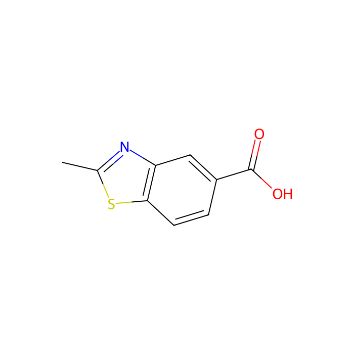 2-Methylbenzo[d]thiazole-5-carboxylic acid - ≥95% CAS No(24851-69-2) by Aladdin Scientific