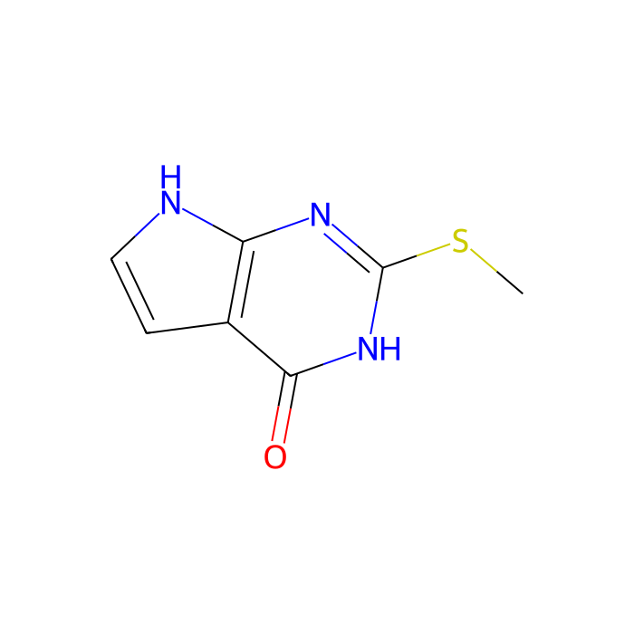 2-(Methylthio)-7H-pyrrolo[2,3-d]pyrimidin-4-ol - ≥96% CAS No(67831-83-8) by Aladdin Scientific