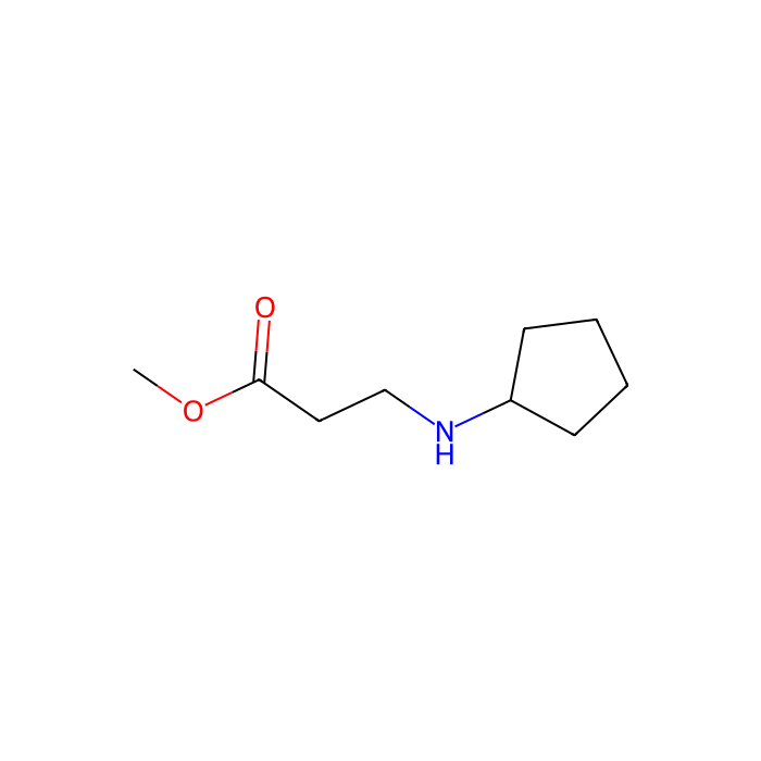 Methyl 3-(cyclopentylamino)propanoate - ≥95% CAS No(754125-43-4) by Aladdin Scientific