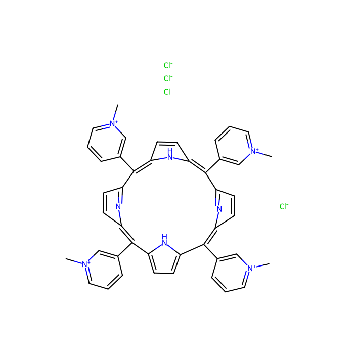 meso-Tetra (N-methyl-3-pyridyl) porphine tetrachloride - ≥98%(HPLC)  by Aladdin Scientific