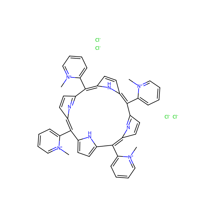 meso-Tetra (N-methyl-3-pyridyl) porphine tetrachloride - ≥98%(HPLC)  by Aladdin Scientific